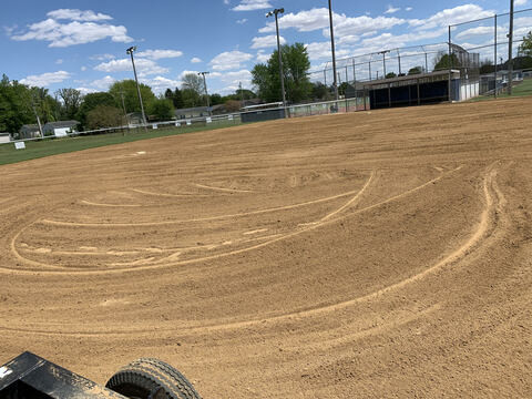 ball field ready to roll